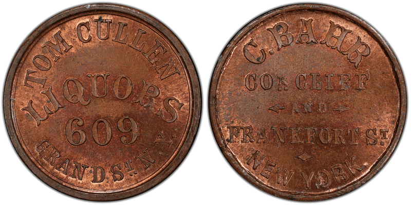 (No Date) Civil War Store Card F-630C-9A, NY