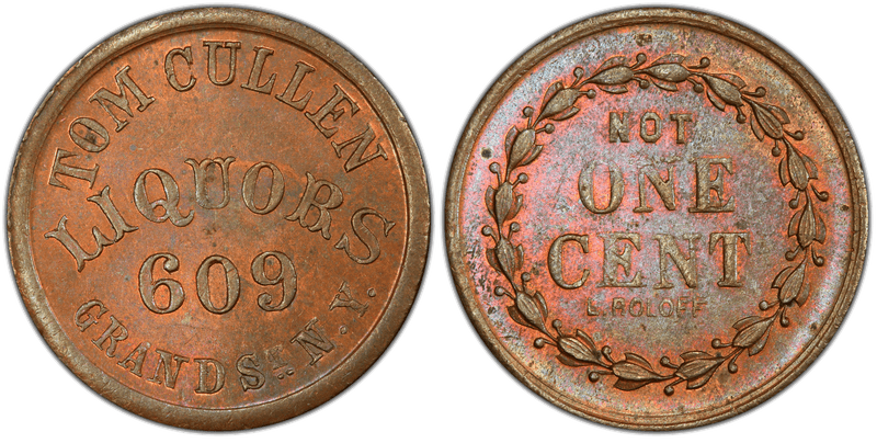 (No Date) Civil War Store Card F-630S-3A, NY