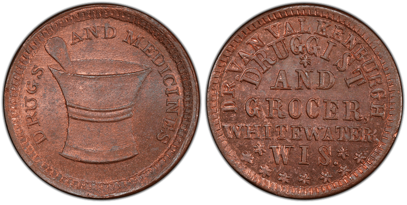 (No Date) Civil War Store Card F-960D-1a, WI