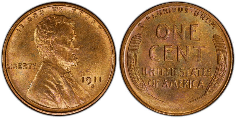 1911 (S) Lincoln Wheat Cent