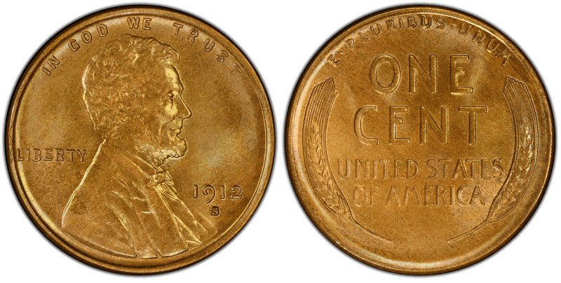 1912 (S) Lincoln Wheat Cent