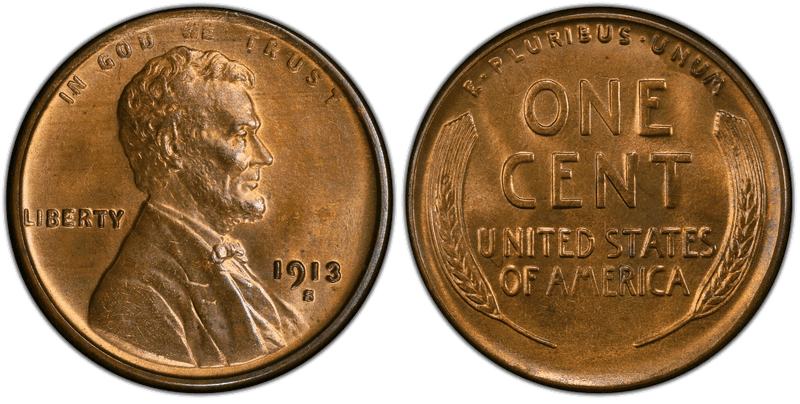 1913 (S) Lincoln Wheat Cent