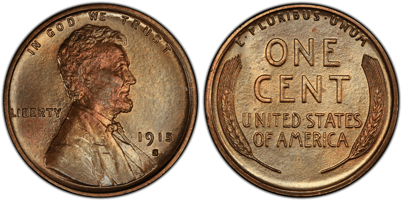 1915 (S) Lincoln Wheat Cent