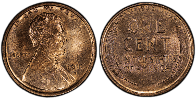 1916 (S) Lincoln Wheat Cent