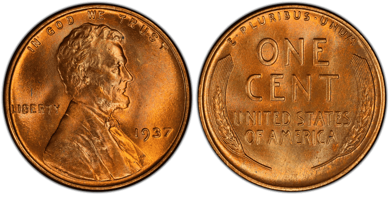 1937 Lincoln Wheat Cent