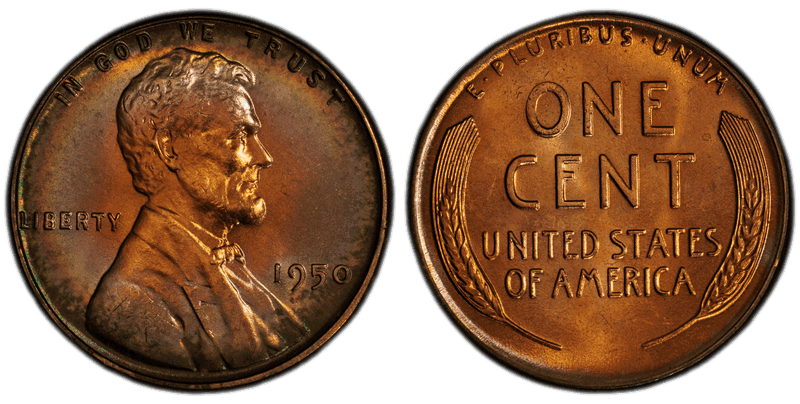1950 Lincoln Wheat Cent