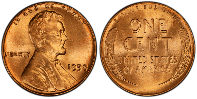 1958 Lincoln Wheat Cent