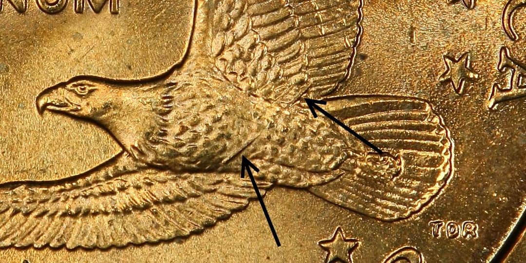 2000 (P) Sacagawea Dollar - Wounded Eagle DGO 001