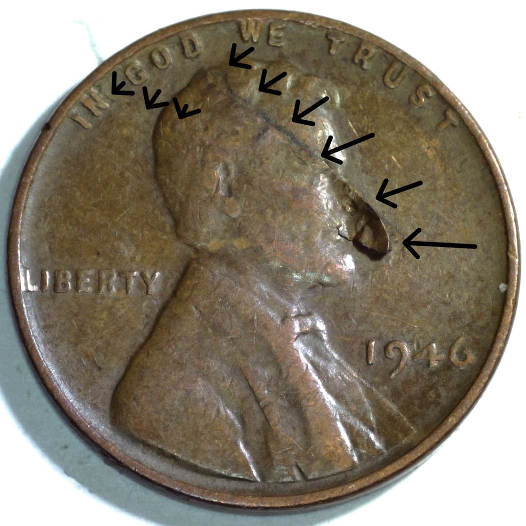 1946 Lincoln Wheat Cent - LAM 001
