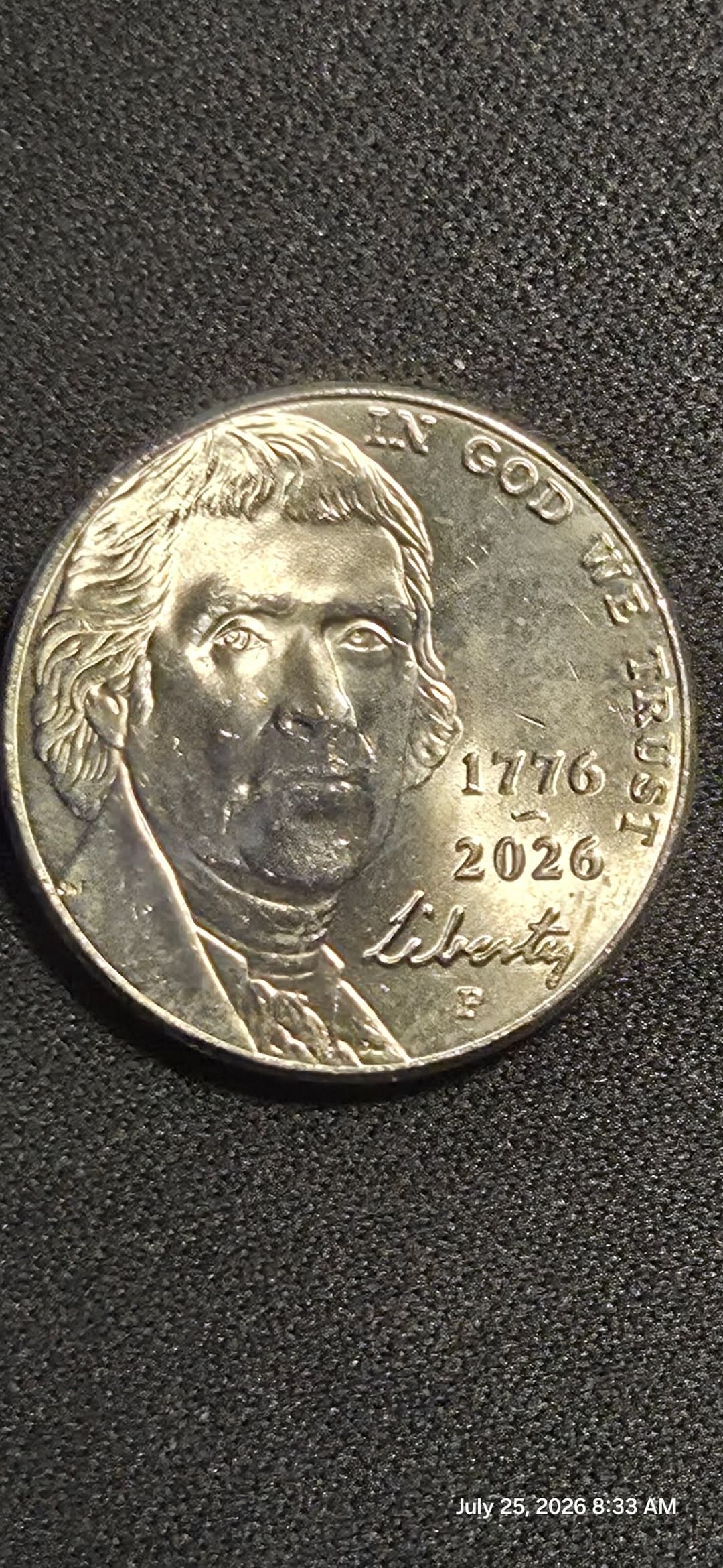 2026 (P) Jefferson Nickel - DIC 001