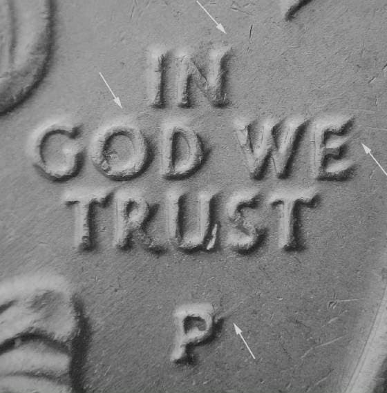 2007P(ID)-25DEO-001T Trail Die Obverse